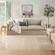 Nourison Home Casual 9' x 12' Beige   Area Rug