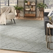 Nourison Home Wool Haven 8' x 10' Blue   Area Rug