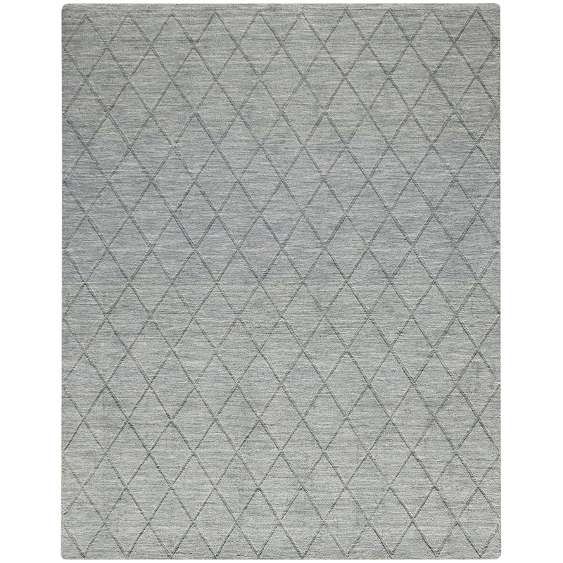 Nourison Home Wool Haven 8' x 10' Blue   Area Rug