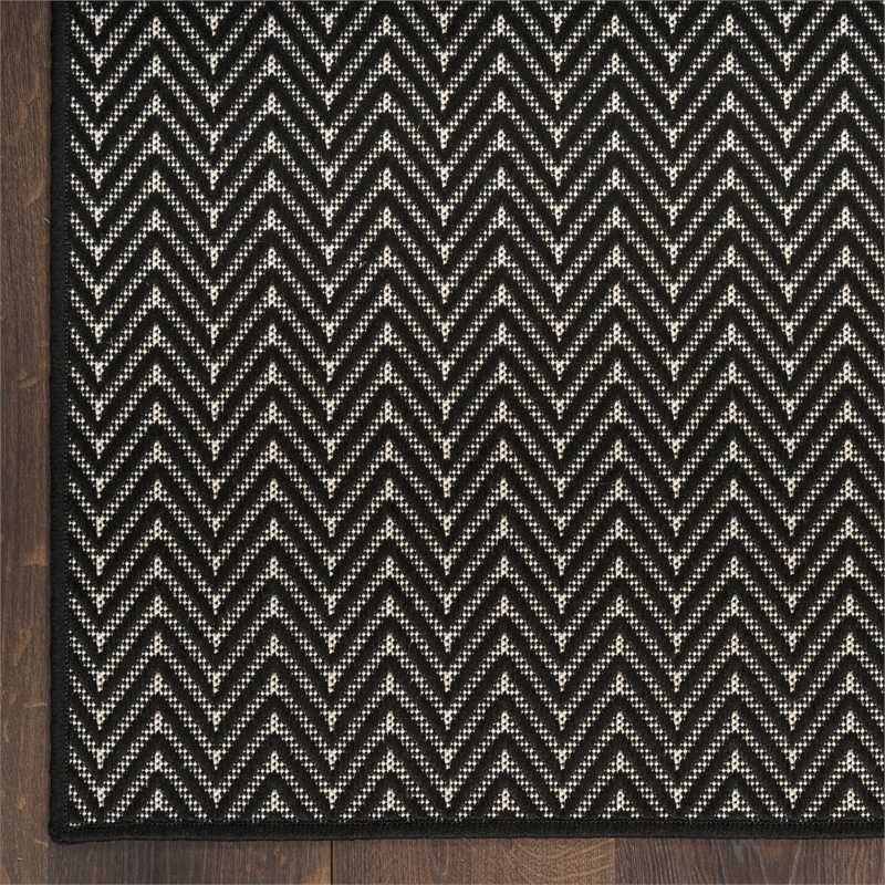 Nourison Home Horizon   3' x 5' Black   Area Rug