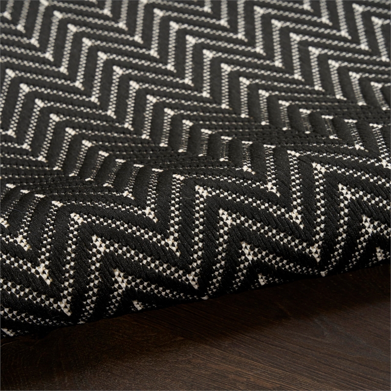 Nourison Home Horizon   3' x 5' Black   Area Rug