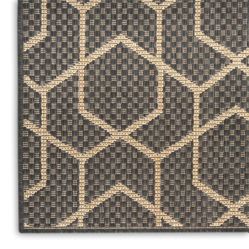 Nourison Home Horizon   9' x 12' Charcoal   Area Rug