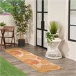 Nourison Home Garden Oasis 6' Runner Coral   Area Rug