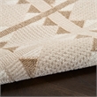 Nourison Home Nordic 8' x 10' Taupe Fabric Area Rug