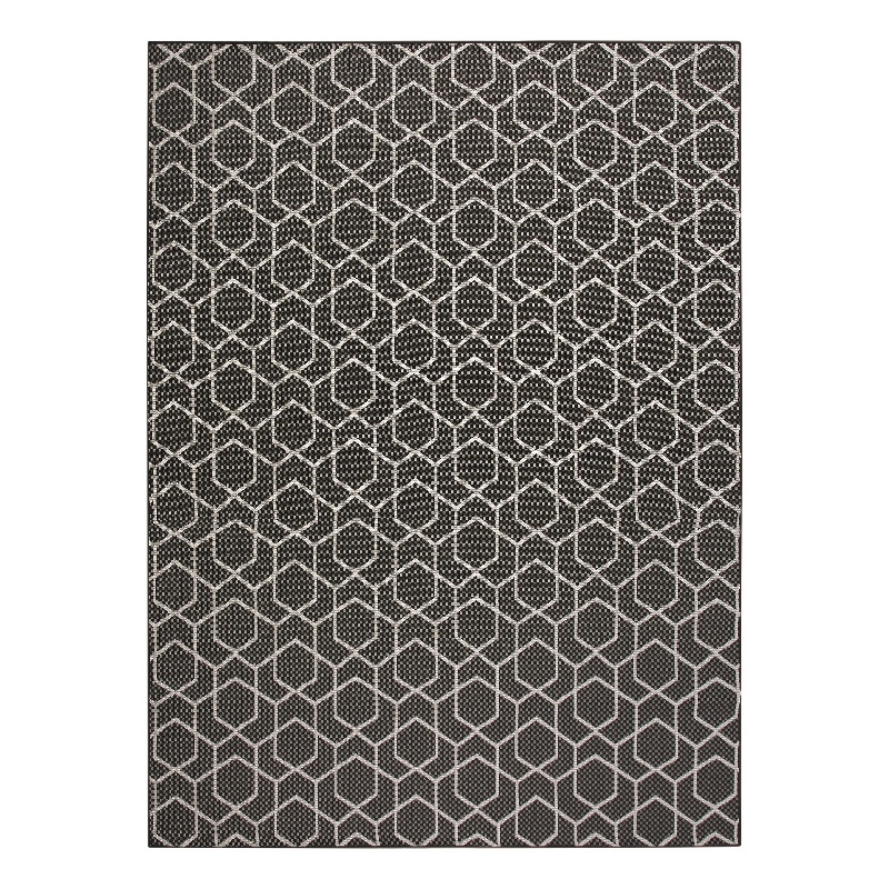 Nourison Home Horizon   8' x 10' Black   Area Rug
