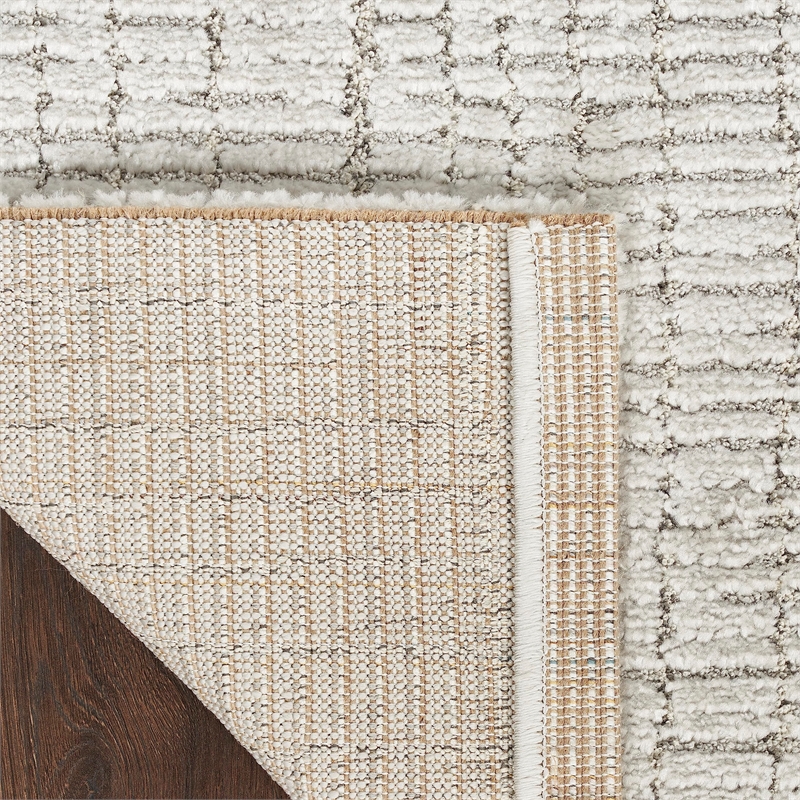 Nourison Home Santa Cruz 9' x 12' Silver   Area Rug