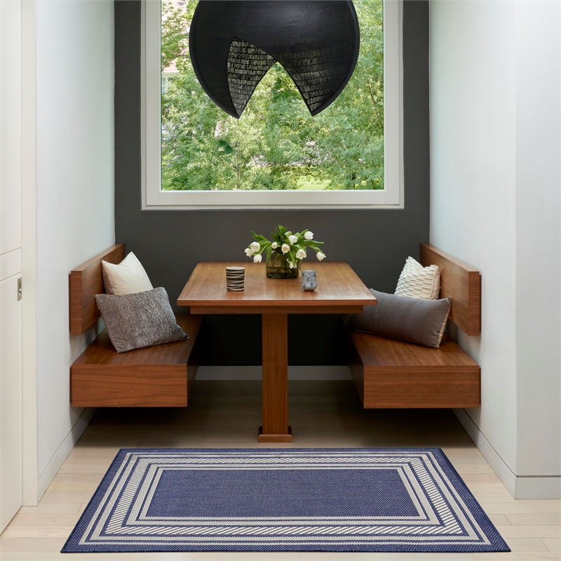 Nourison Home Horizon   3' x 5' Navy   Area Rug