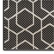 Nourison Home Horizon   6' x 9' Black   Area Rug