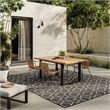 Nourison Home Horizon   6' x 9' Black   Area Rug