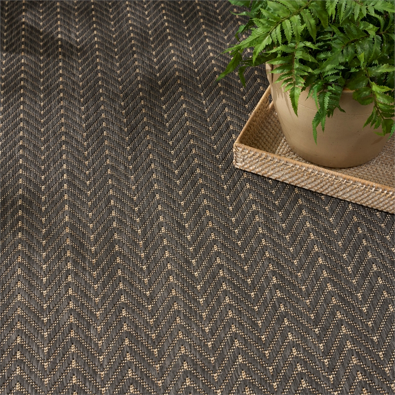 Nourison Home Horizon   8' x 10' Charcoal   Area Rug