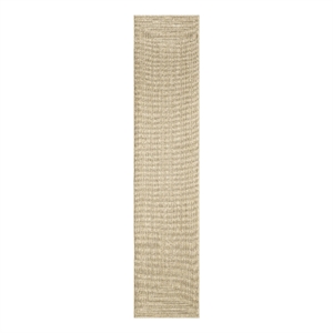 Nourison Home Tulum 10' Runner Fabric Taupe Ivory Area Rug