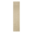 Nourison Home Tulum 10' Runner Fabric Taupe Ivory Area Rug