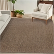 Nourison Home Tulum 10' x 14' Fabric Brown Area Rug