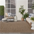 Nourison Home Tulum 10' x 14' Fabric Brown Area Rug