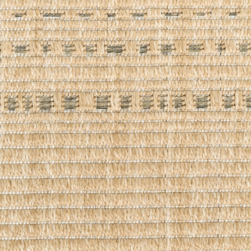 Nourison Home Tulum 10' Runner Fabric Taupe Area Rug