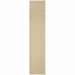 Nourison Home Tulum 10' Runner Fabric Taupe Area Rug