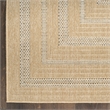 Nourison Home Tulum 10' Runner Fabric Taupe Grey Area Rug