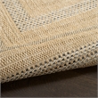 Nourison Home Tulum 10' Runner Fabric Taupe Grey Area Rug