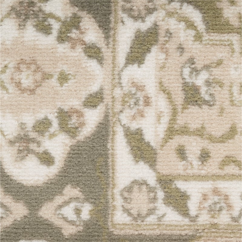 Nourison Home Grafix 6' Runner Fabric Green Area Rug