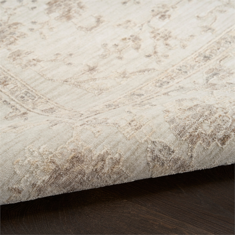 Nourison Home Outlines 6' x 9' PolyesterIvory Area Rug