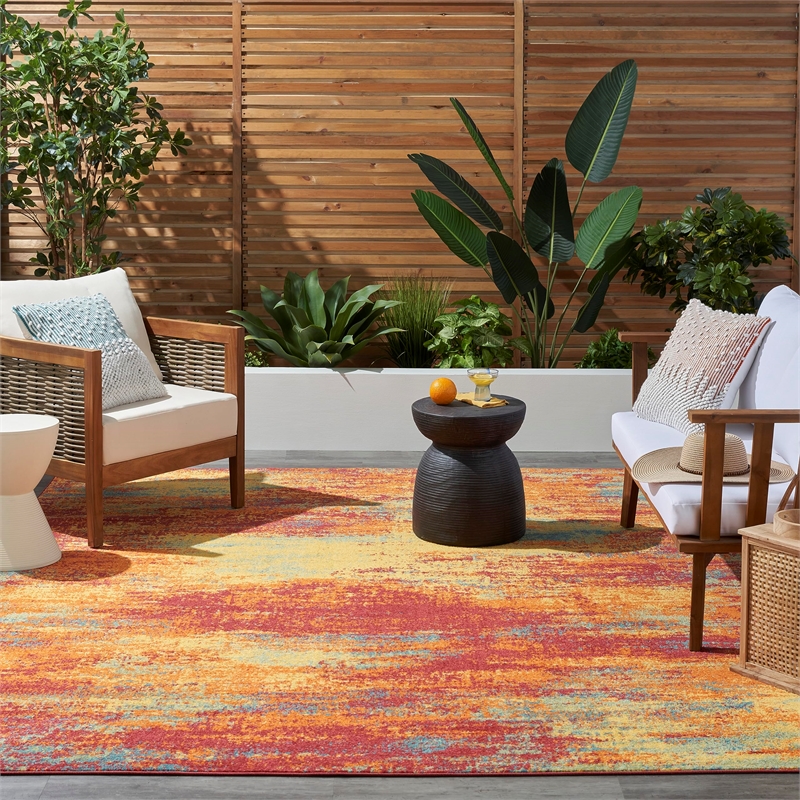 Nourison Home Nourison Essentials 8' x 10' FabricFlame Area Rug