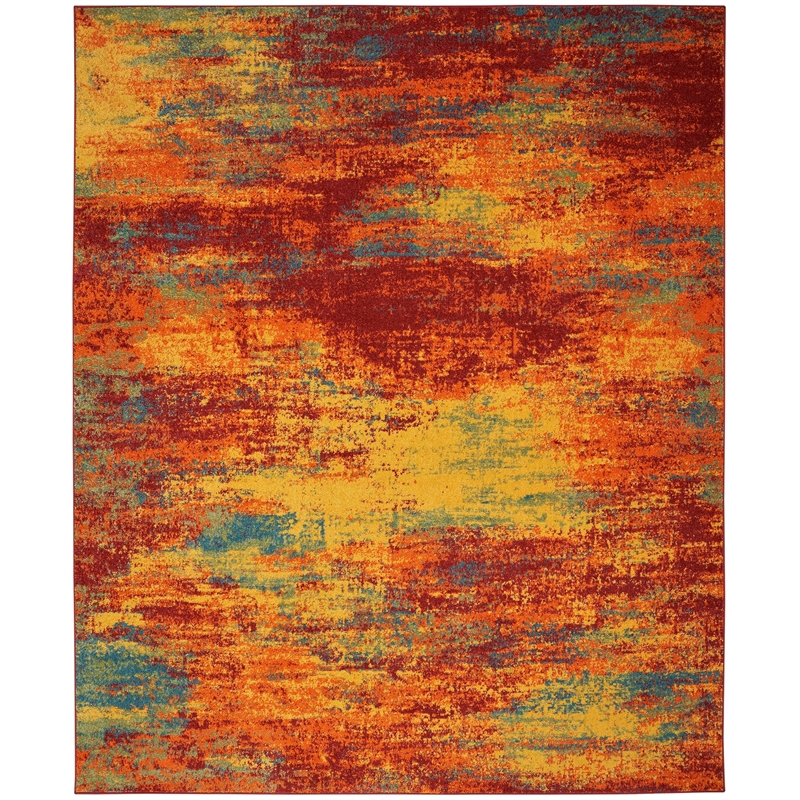 Nourison Home Nourison Essentials 8' x 10' FabricFlame Area Rug