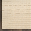 Nourison Home Tulum 10' Runner Fabric Cream Area Rug