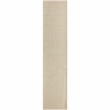 Nourison Home Tulum 10' Runner Fabric Cream Area Rug