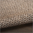 Nourison Home Tulum 10' Runner Fabric Brown Area Rug