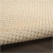 Nourison Home Tulum 2' x 3' Fabric Cream Area Rug