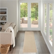 Nourison Home Tulum 10' Runner Fabric Cream Area Rug