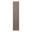 Nourison Home Tulum 10' Runner Fabric Brown Area Rug