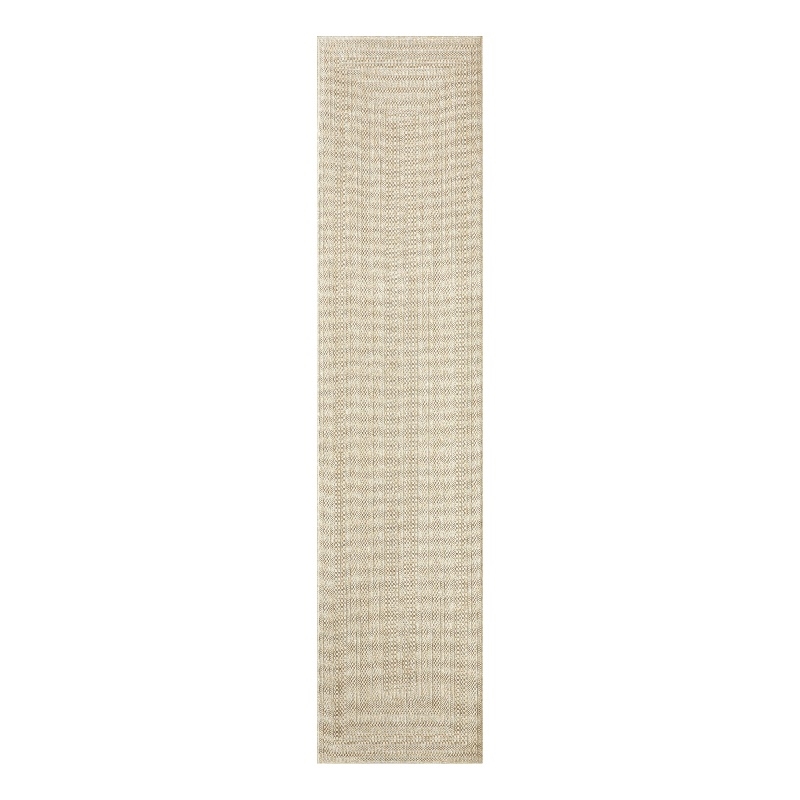 Nourison Home Tulum 10' Runner Fabric Cream Area Rug