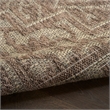 Nourison Home Tulum 10' Runner Fabric Brown Area Rug
