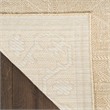 Nourison Home Tulum 10' Runner Fabric Cream Area Rug