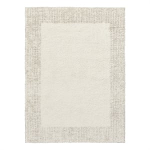 Nourison Home Pacific Shag 8' x 10' PolyesterIvory Beige Area Rug