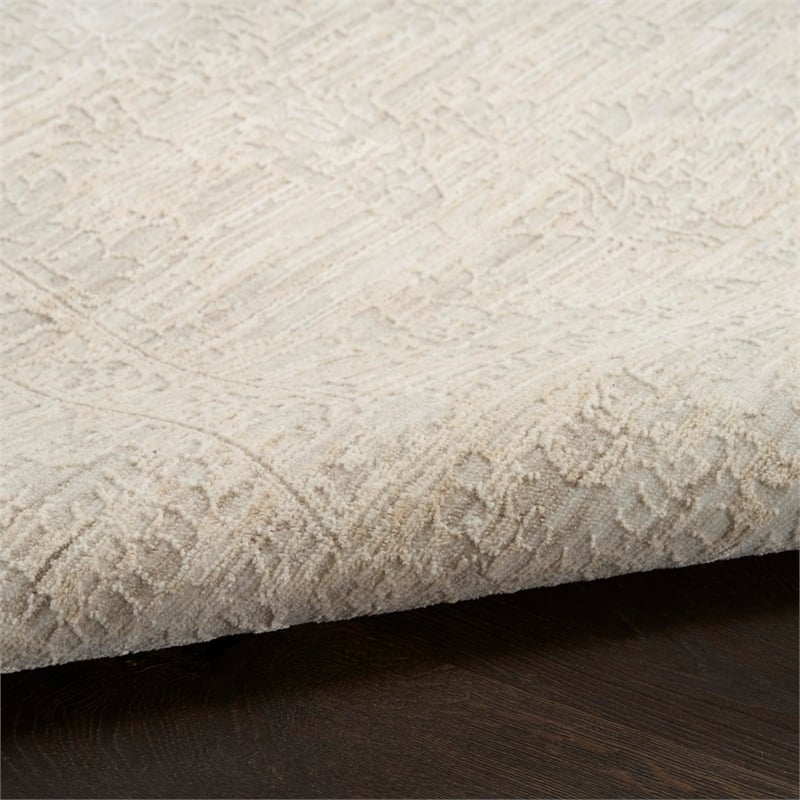 Nourison Home Outlines 5' x 7' PolyesterIvory Grey Area Rug