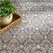 Nourison Home Outlines 4' x 6' Polyester Charcaol Ivory Area Rug