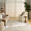 Nourison Home Outlines 10' x 13' Polyester Ivory Grey Area Rug