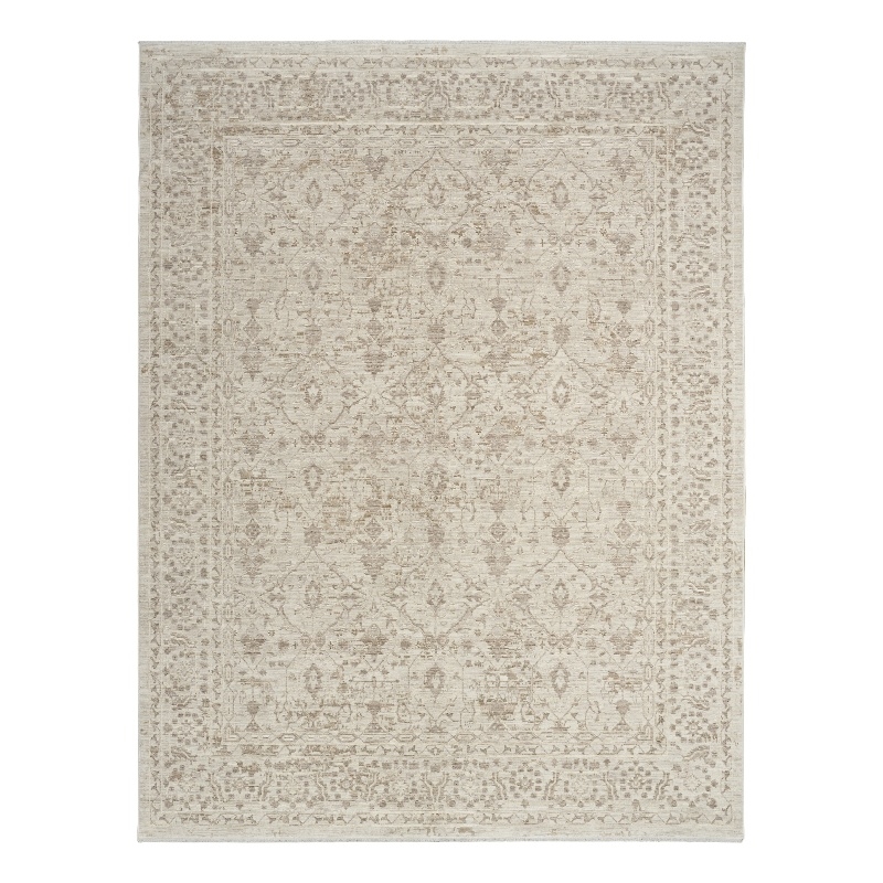 Nourison Home Outlines 10' x 13' Polyester Ivory Grey Area Rug