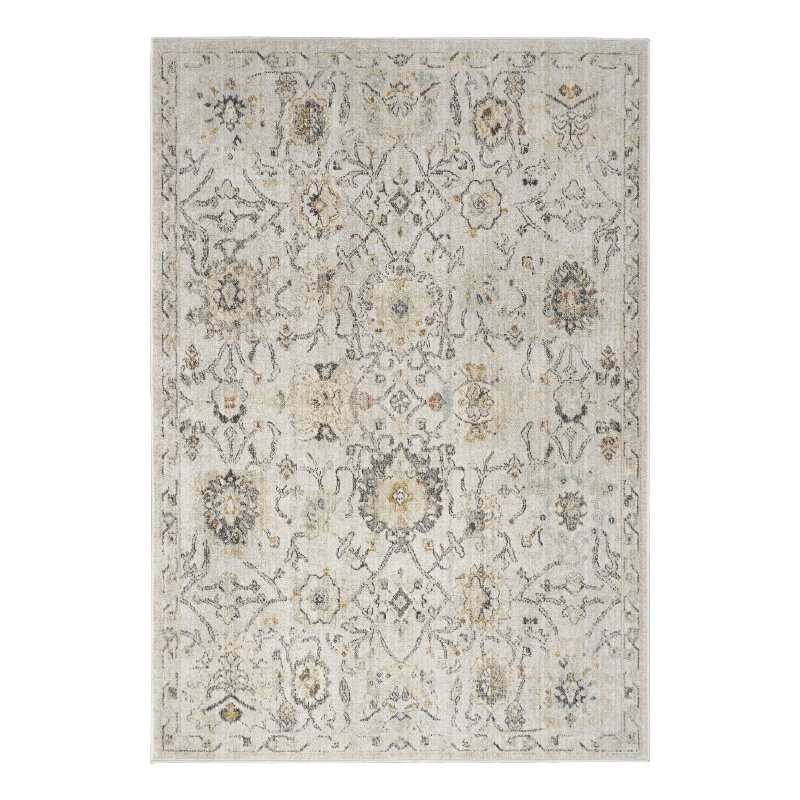 Nourison Home Oushak Home 6' x 9' Fabric Grey Area Rug