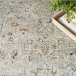 Nourison Home Oushak Home 6' x 9' Fabric Light Grey Area Rug