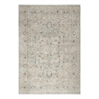 Nourison Home Oushak Home 6' x 9' Fabric Light Grey Area Rug