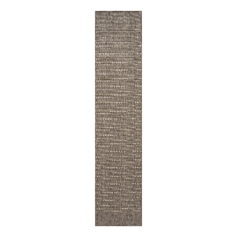 Nourison Home Tulum 10' Runner Fabric Brown Area Rug