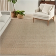 Nourison Home Tulum 10' x 14' Fabric Taupe Area Rug