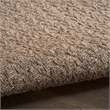 Nourison Home Tulum 10' Runner Fabric Brown Area Rug