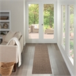 Nourison Home Tulum 10' Runner Fabric Brown Area Rug