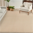 Nourison Home Tulum 10' x 14' Fabric Cream Area Rug