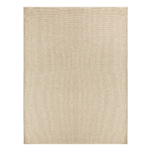 Nourison Home Tulum 10' x 14' Fabric Cream Area Rug