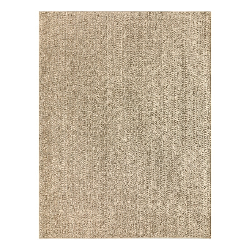 Nourison Home Tulum 10' x 14' Fabric Taupe Area Rug